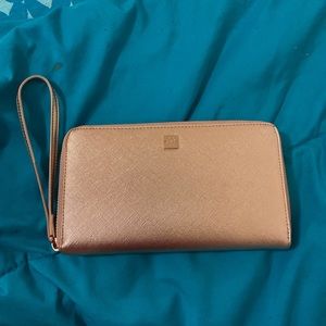 Rose gold wallet/wristlet